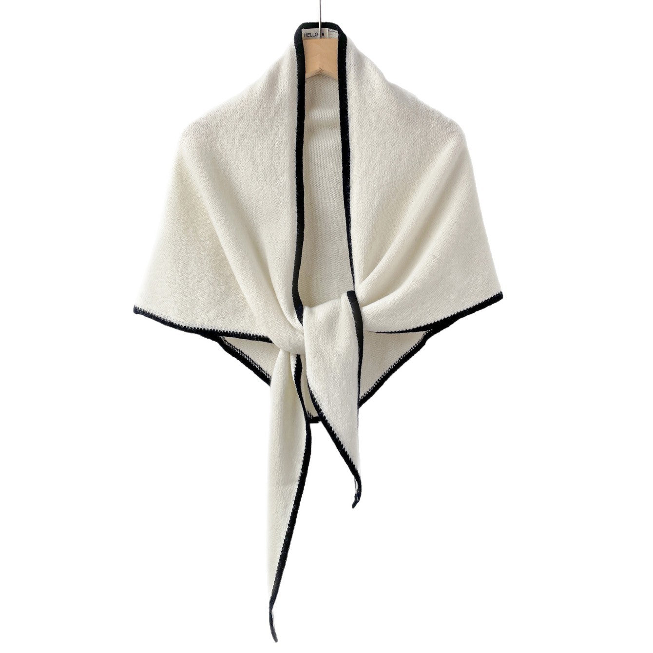Triangle Knitted Shawl  Scarf