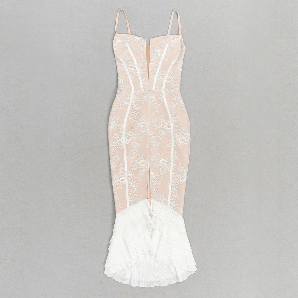 One-piece Lace Sexy Evening Dress